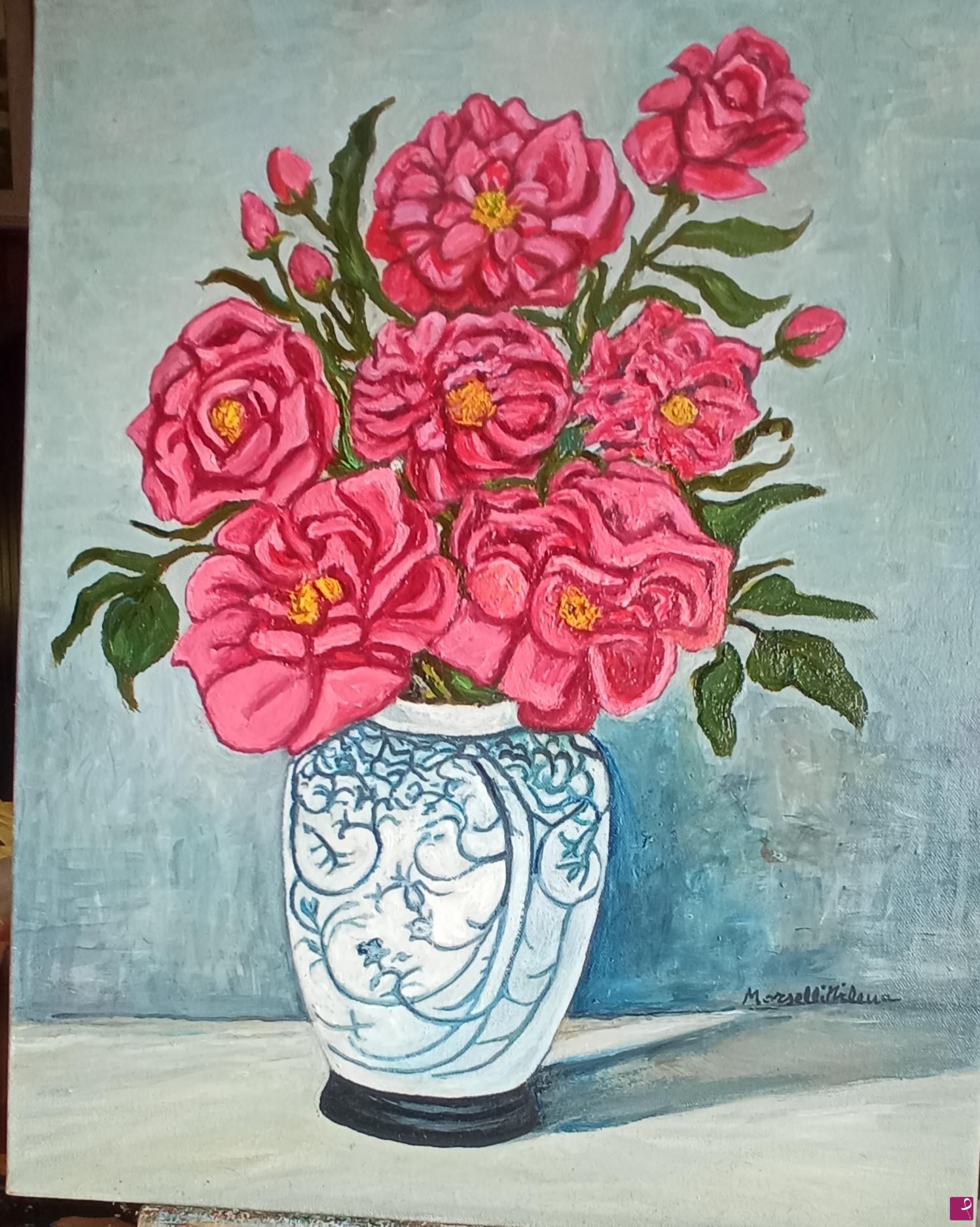 quadri in vendita online - Rose antiche 