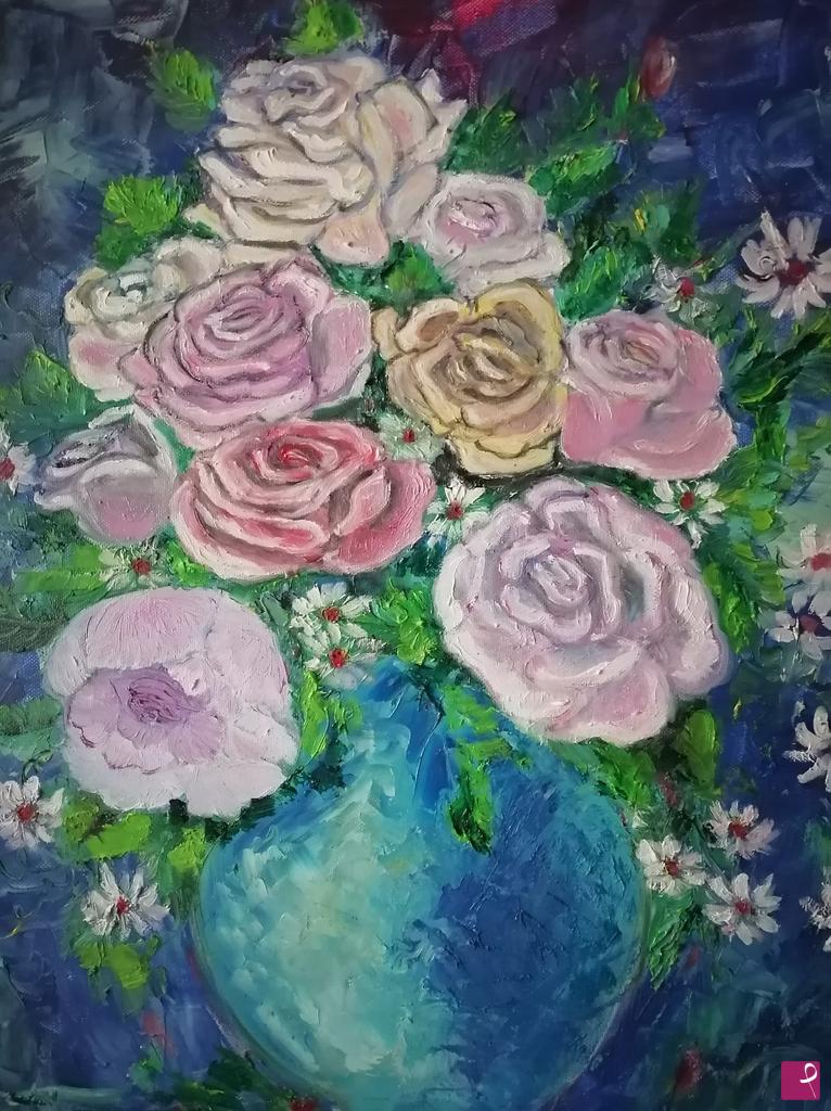 quadri in vendita online - Rose d'amore