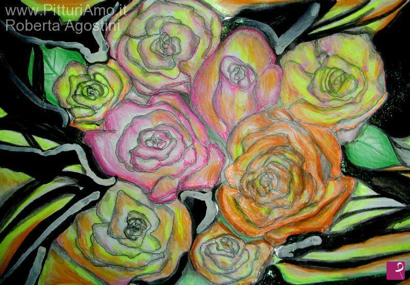 quadri in vendita online - ROSE FLUORESCENTI