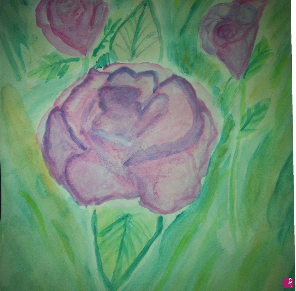 quadri in vendita online - rose in fiore