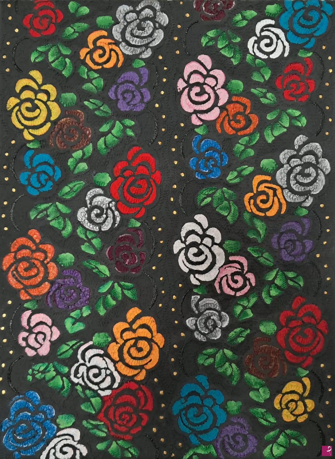 quadri in vendita online - Rose in libertà 