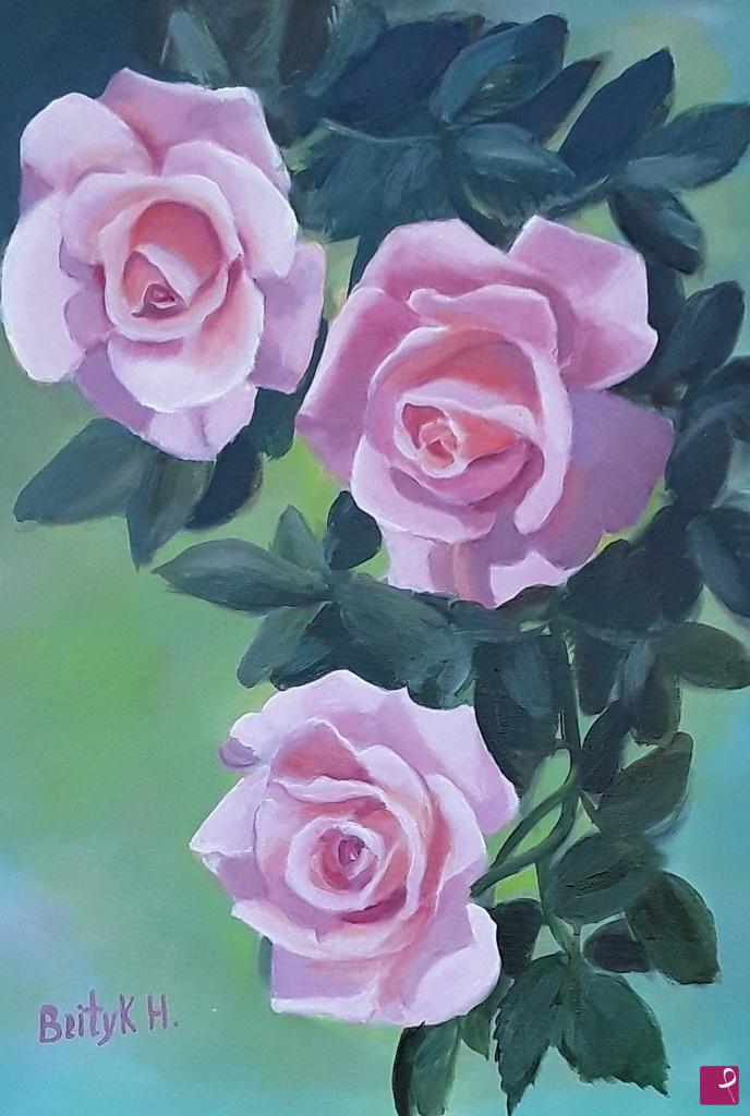 quadri in vendita online - Rose per Amore