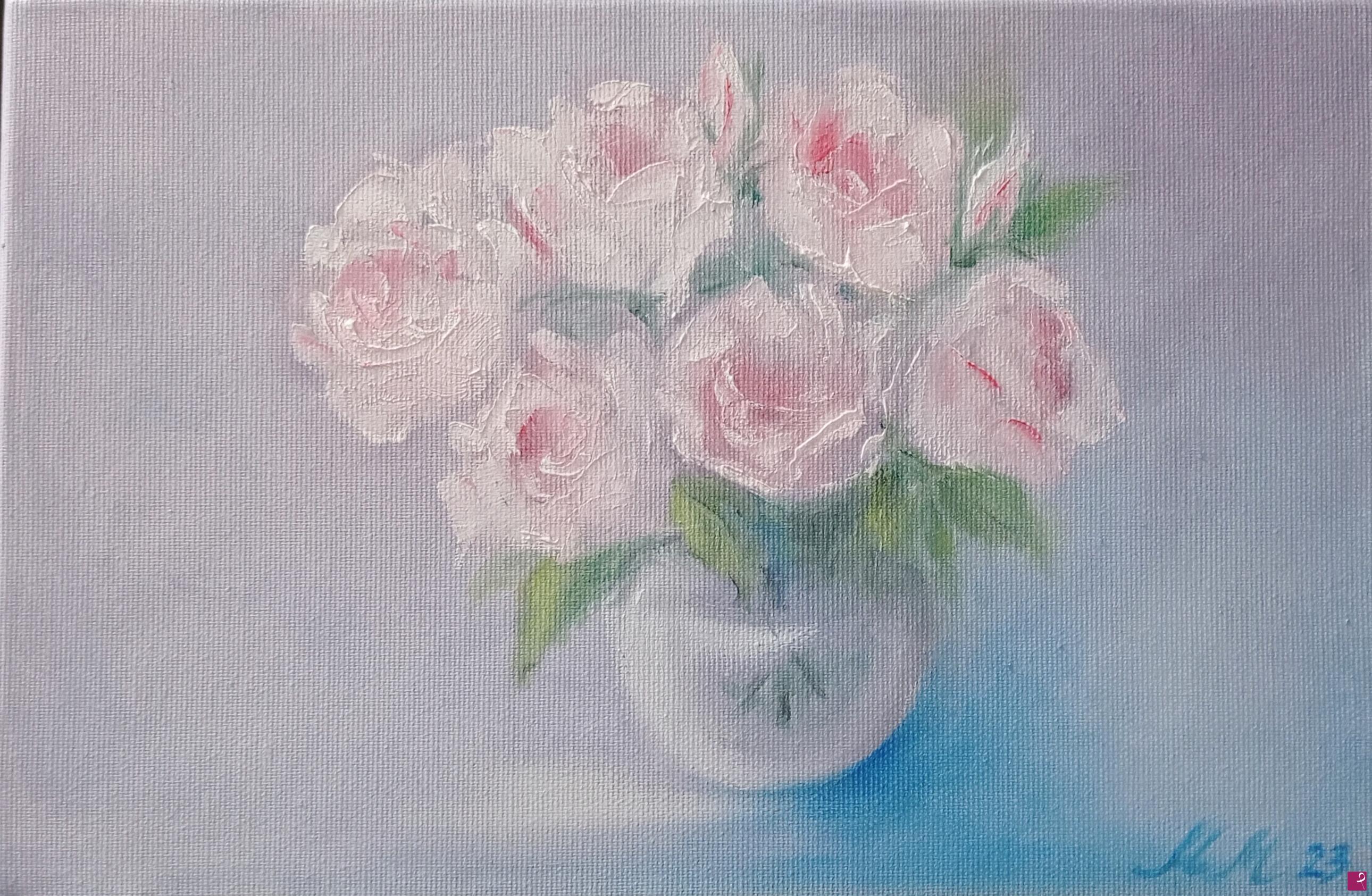 quadri in vendita online - Rose rosa