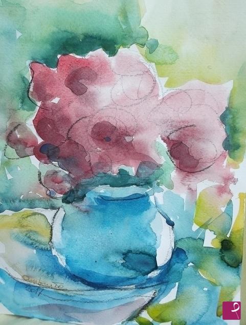 quadri in vendita online - rose rosse