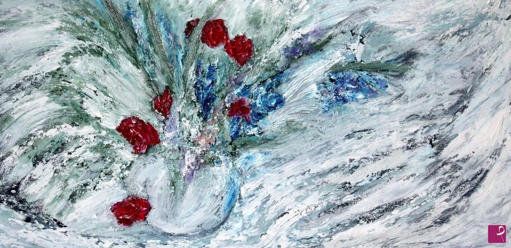 quadri in vendita online - "Rose rosse"