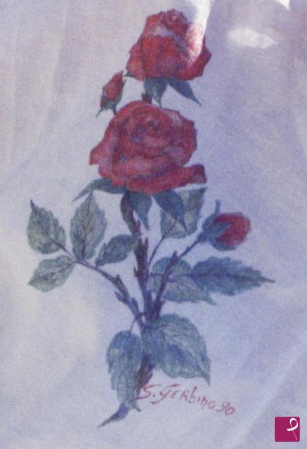 quadri in vendita online - Rose rosse