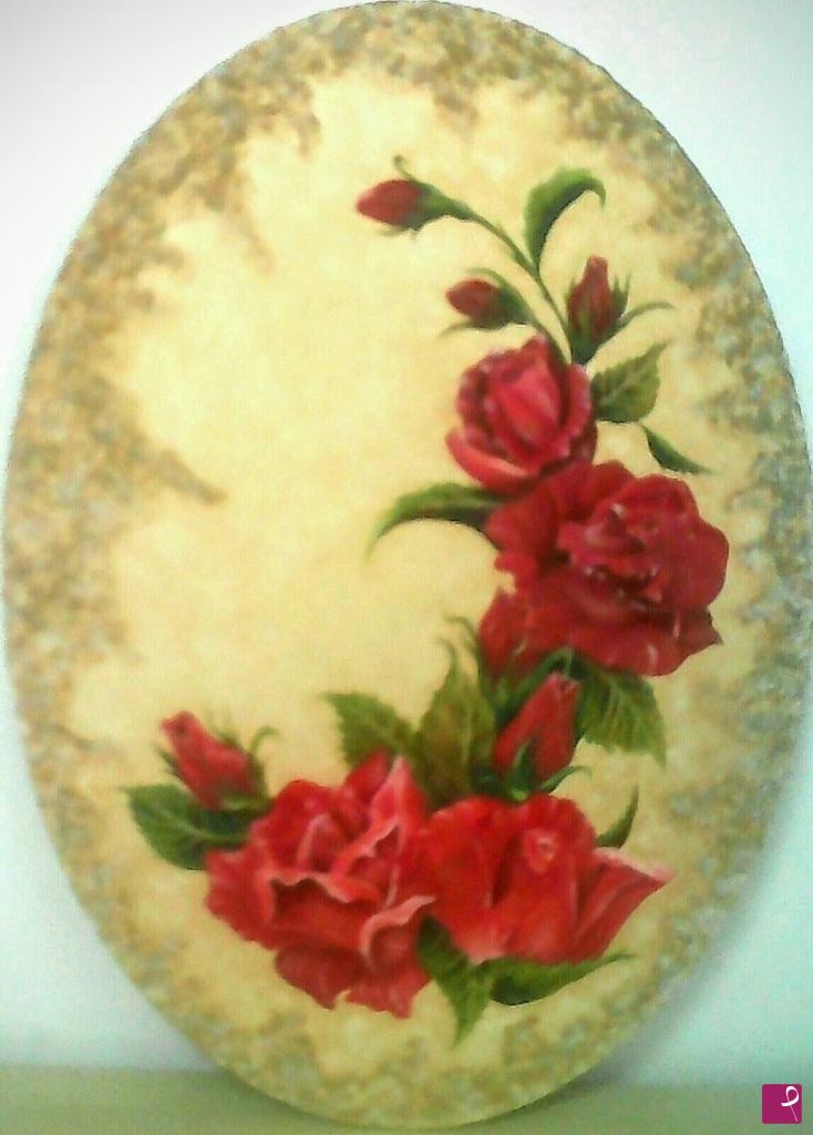quadri in vendita online - Rose rosse 
