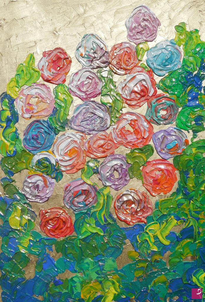 quadri in vendita online - Rosebushes - 354