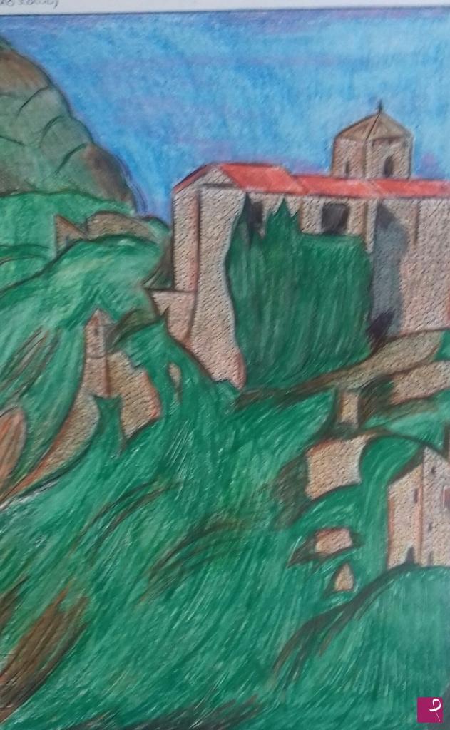 quadri in vendita online - Rosello (Uno scorcio)