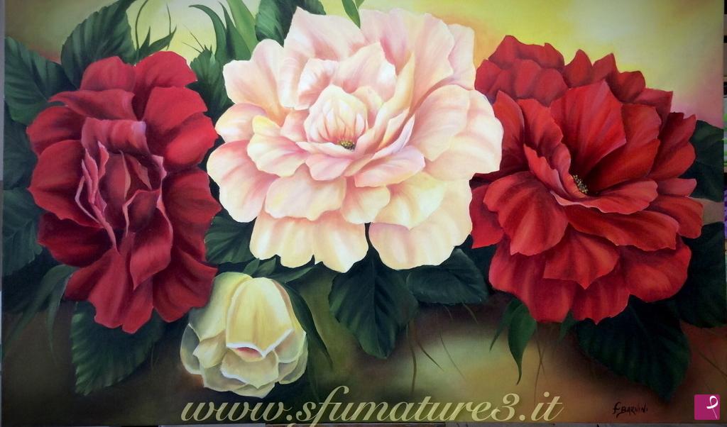 quadri in vendita online - Roses 