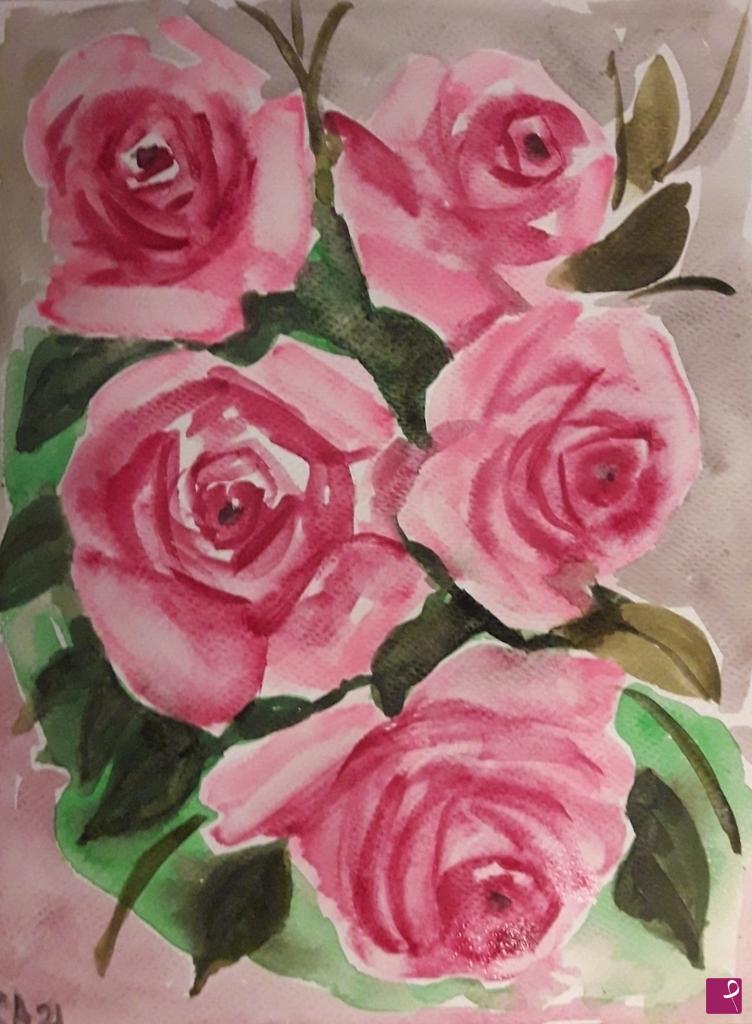 quadri in vendita online - Roses