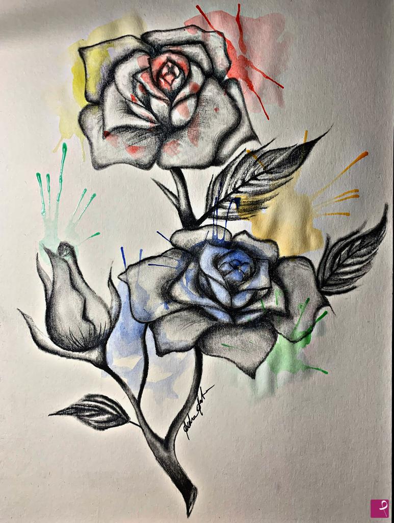 quadri in vendita online - Roses 