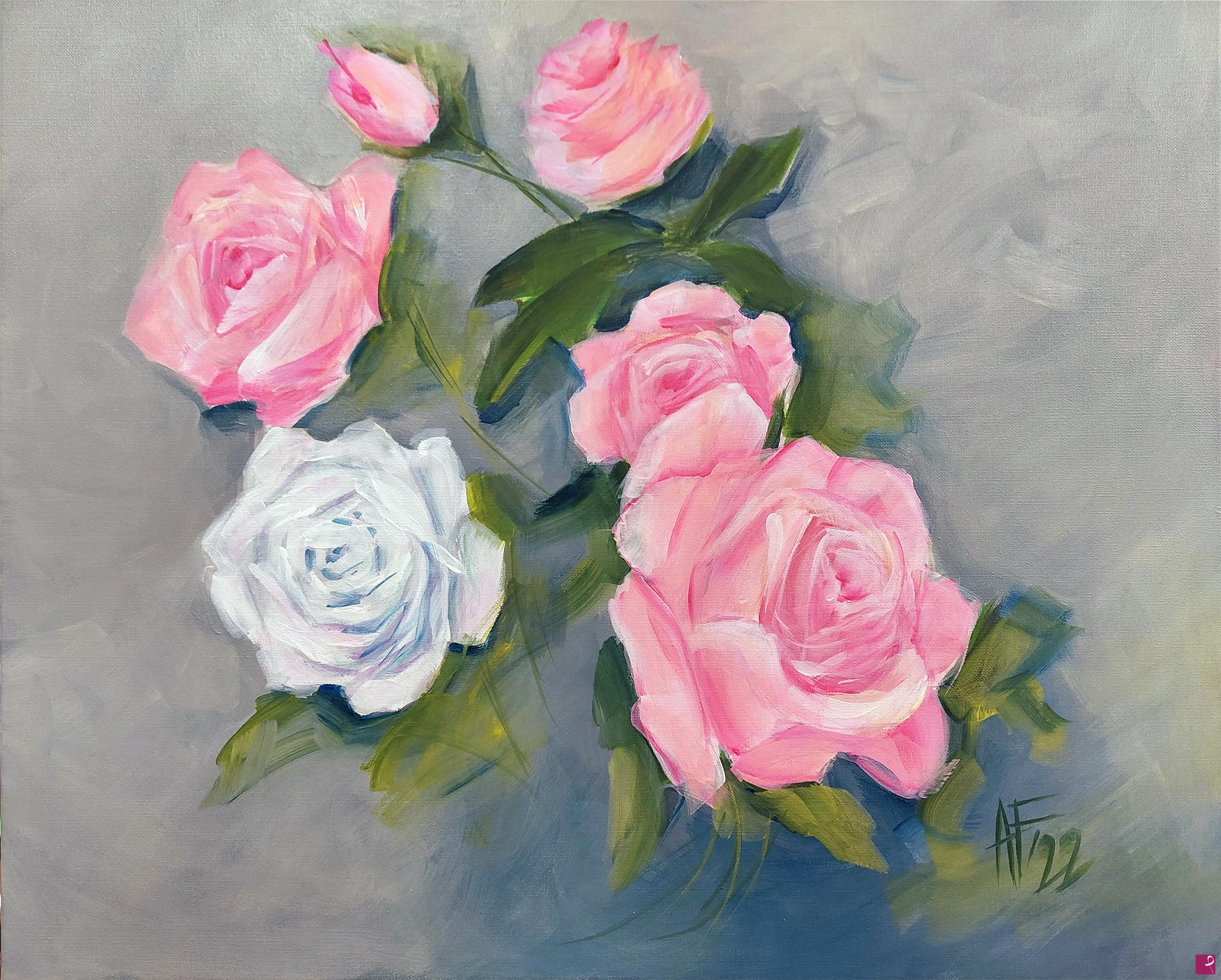 quadri in vendita online - Roses