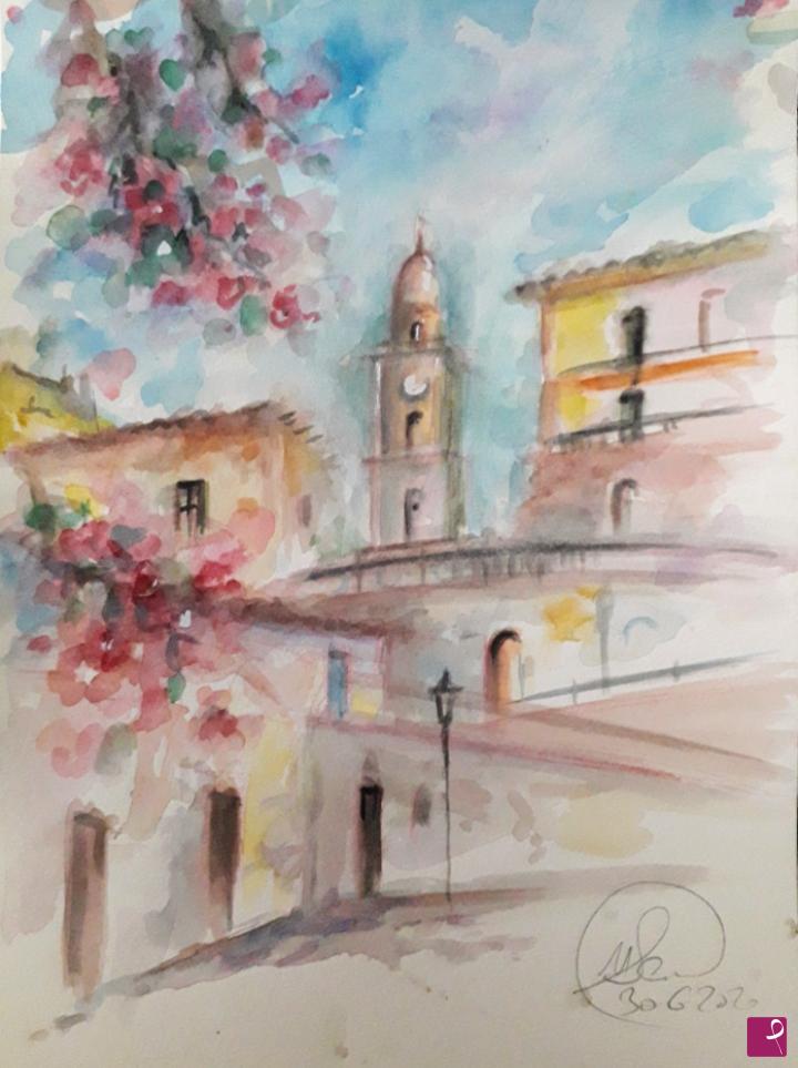 quadri in vendita online - Rossano - Piazza Steri 