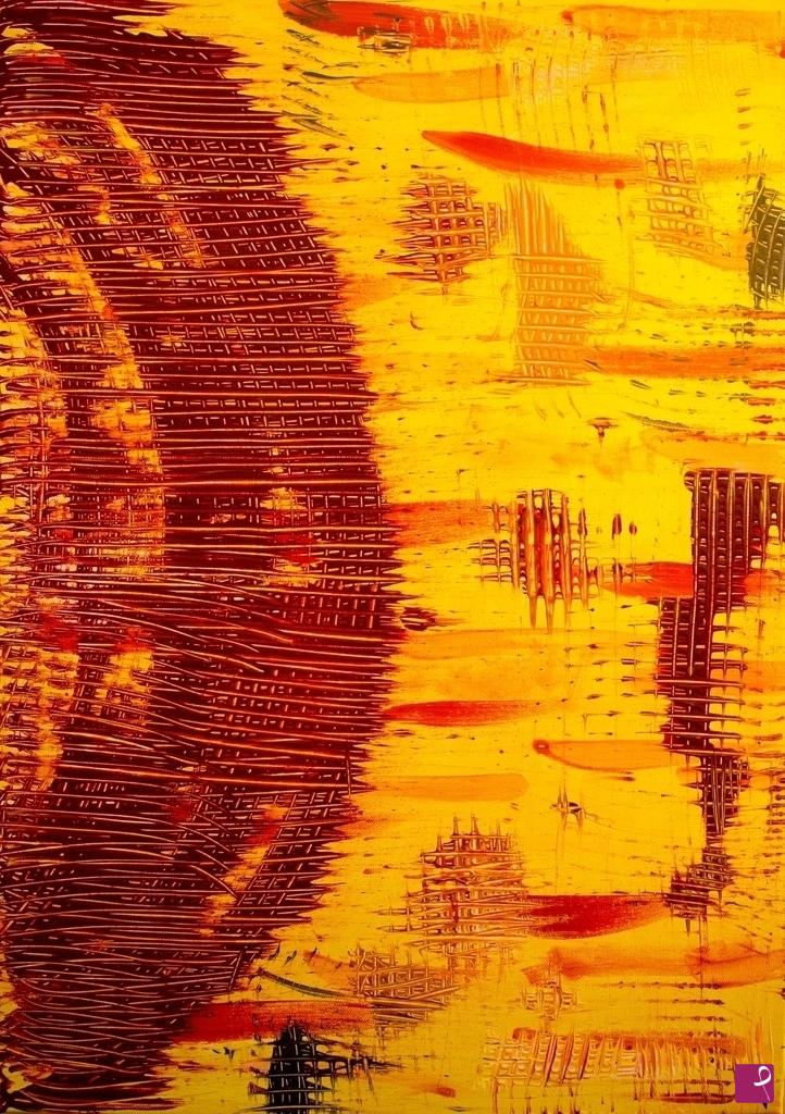 quadri in vendita online - Rosso di sera