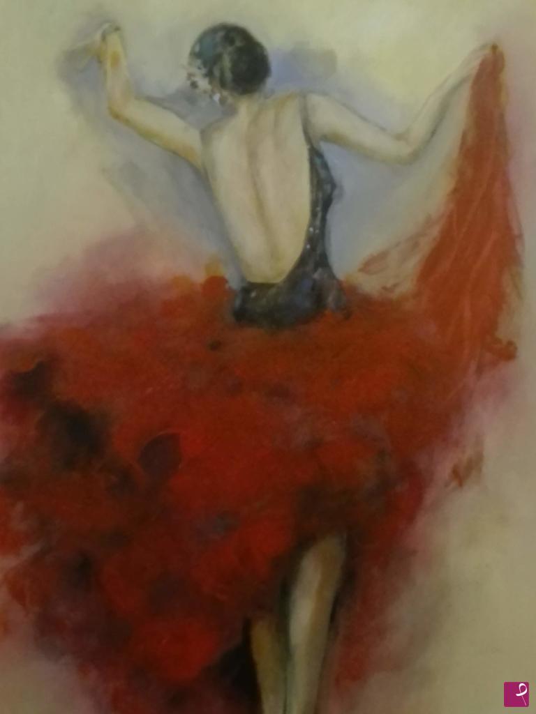 quadri in vendita online - ROSSO FLAMENCO