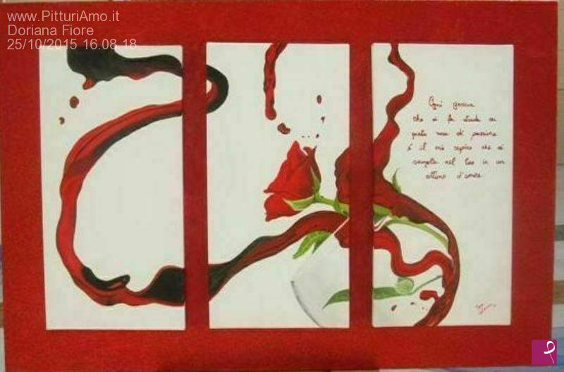 quadri in vendita online - rosso passione