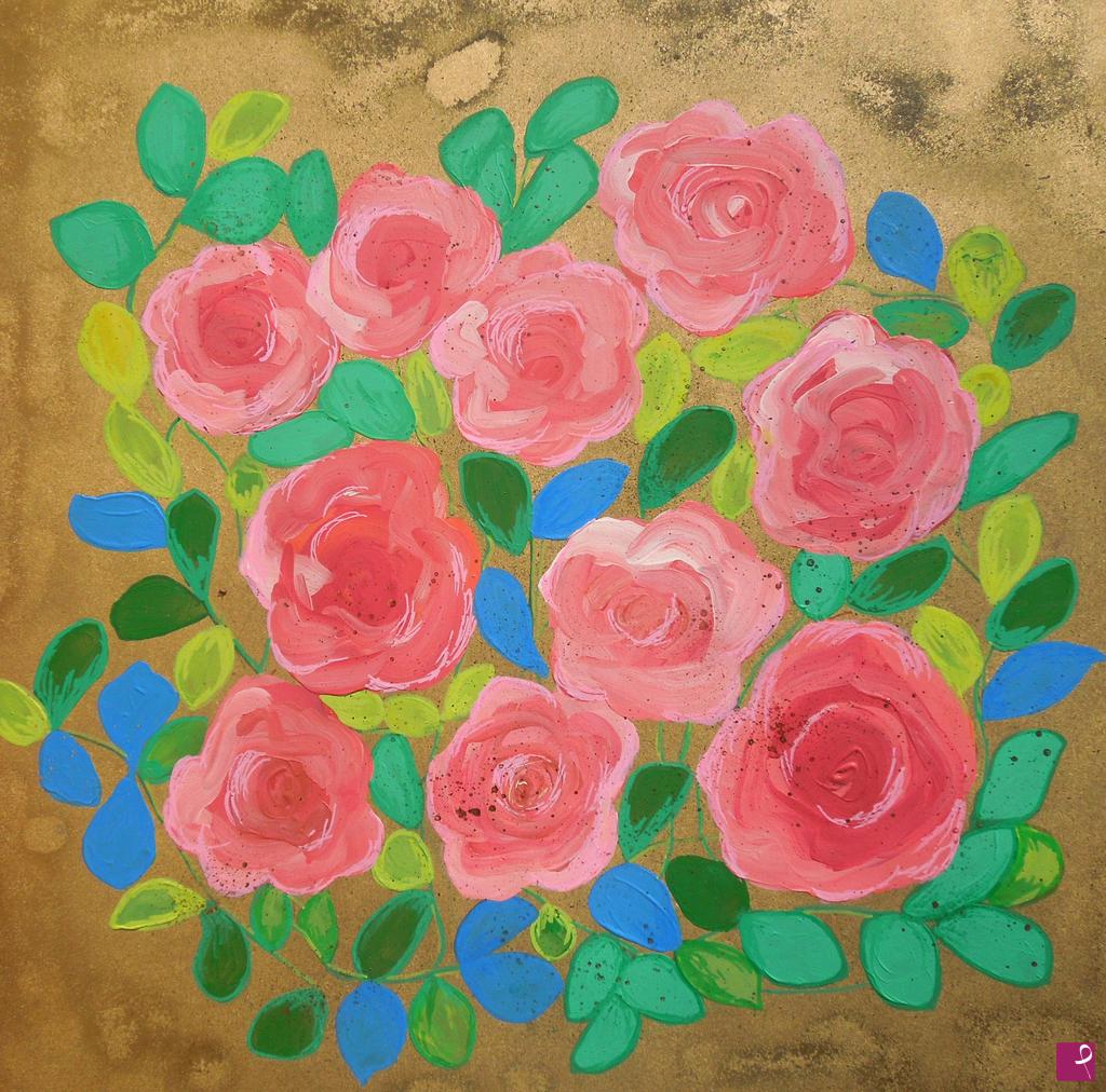 quadri in vendita online - Rosy garden - 484