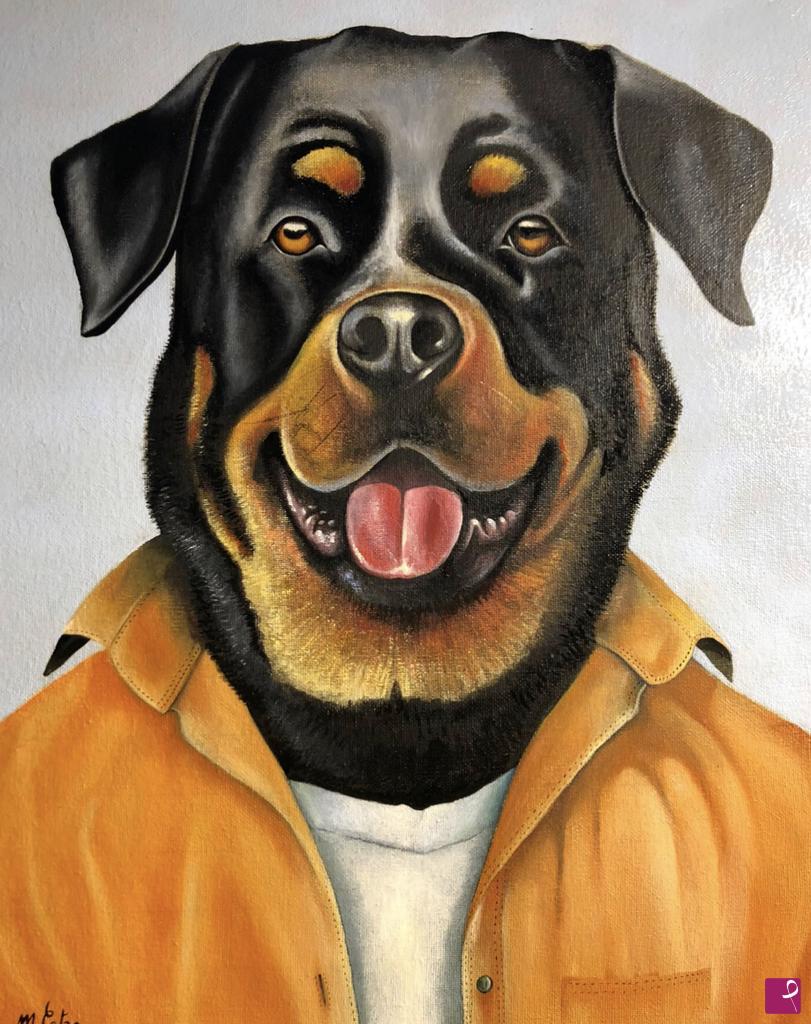 quadri in vendita online - Rotweiler