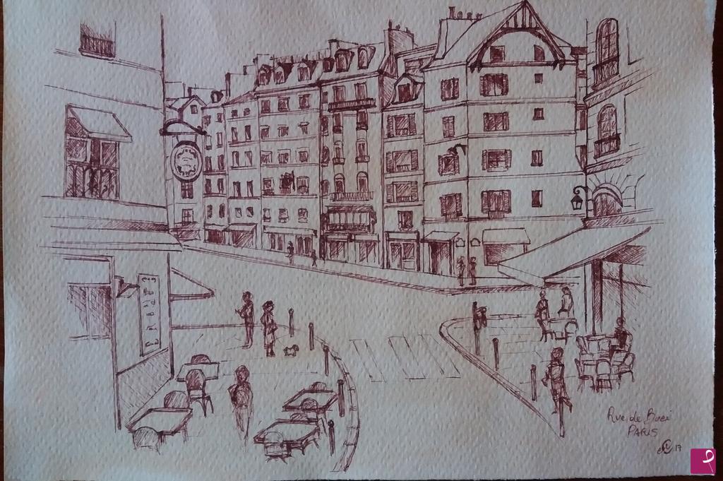 quadri in vendita online - Rue de Buci
