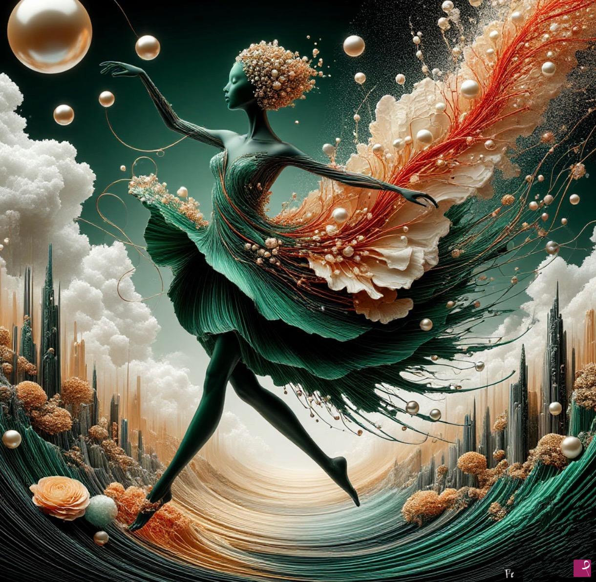 quadri in vendita online - Running in the Dance