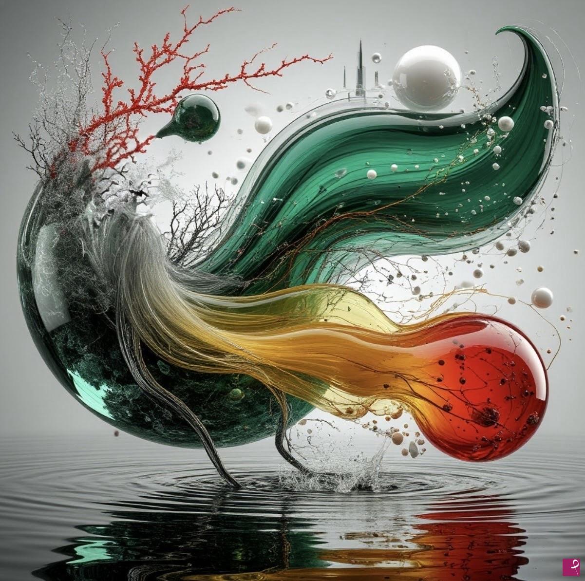 quadri in vendita online - Running on Water