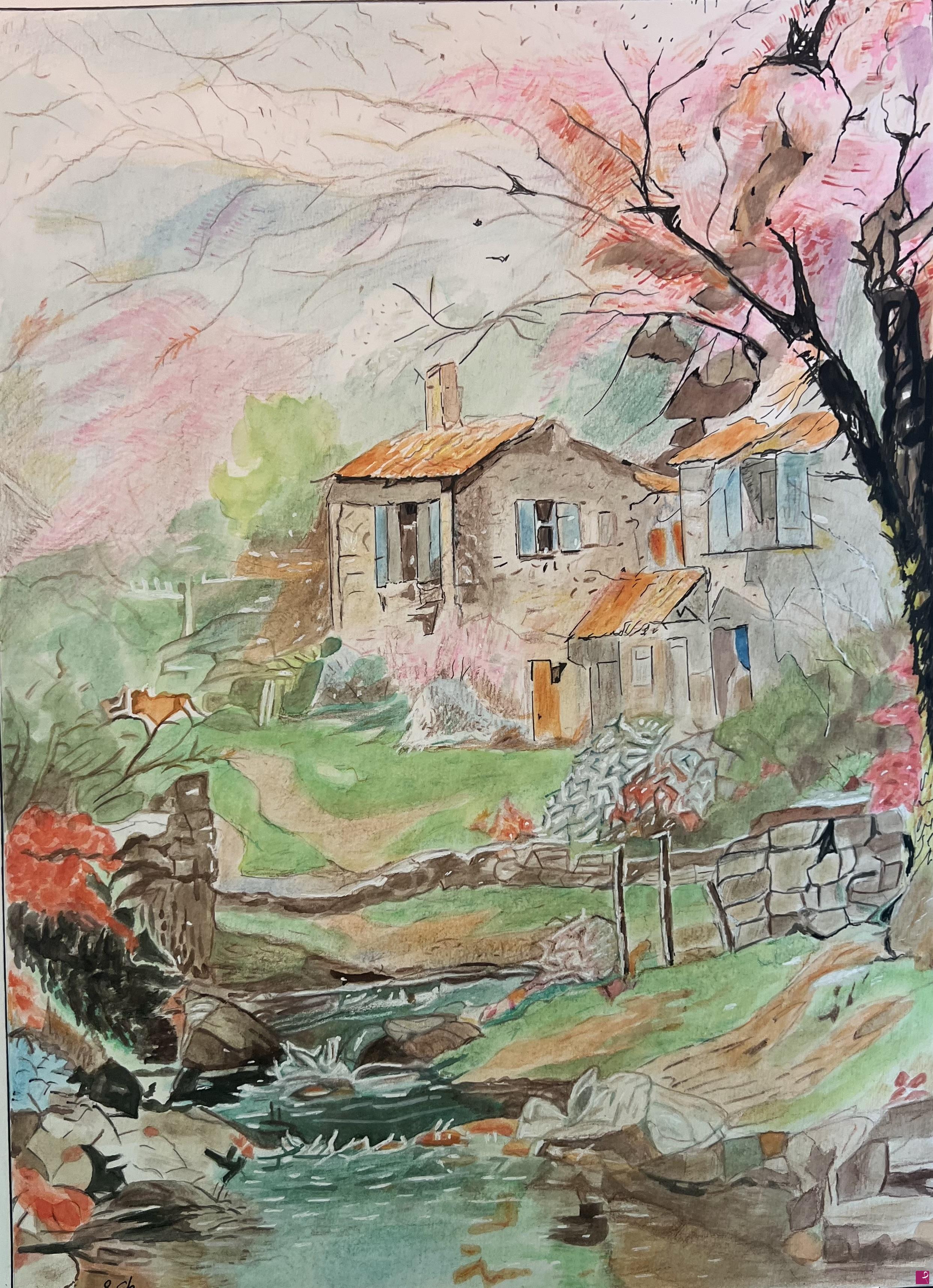 quadri in vendita online - Rural house