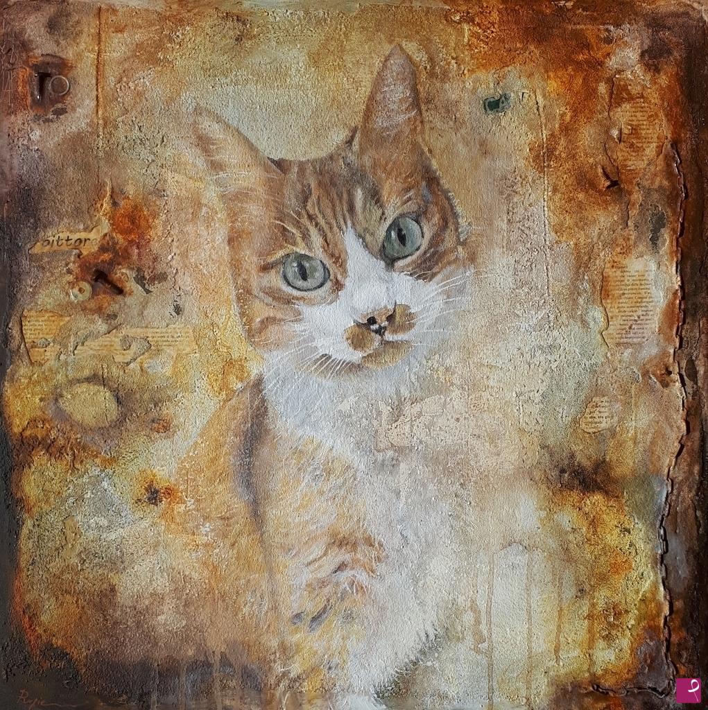 quadri in vendita online - Rust (cat)