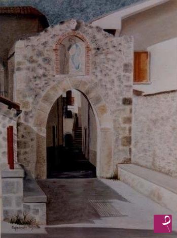 quadri in vendita online - S. Maria del Ponte (Aq), il Ponte