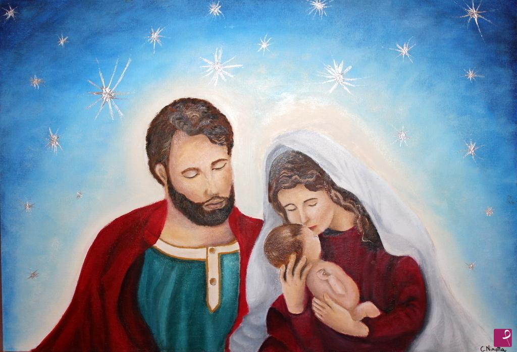 quadri in vendita online - Sacra famiglia