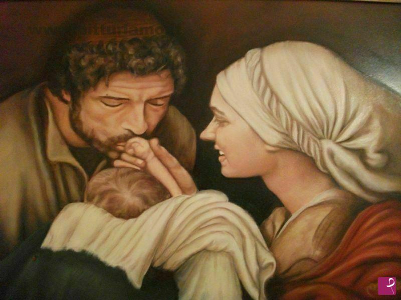 collezione privata quadro - Sacra Famiglia - Mariolina Argentieri
