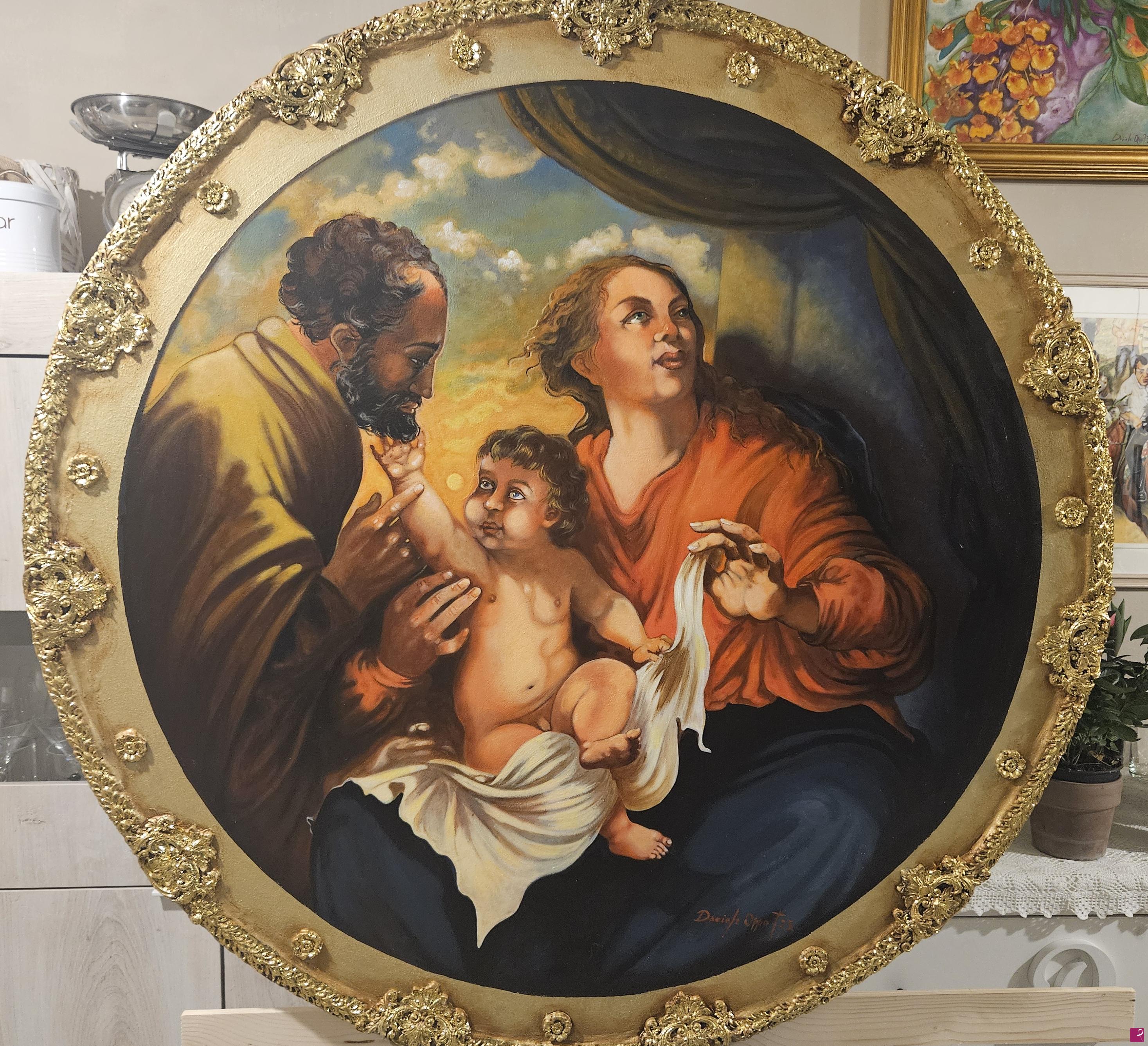 quadri in vendita online - Sacra famiglia.
