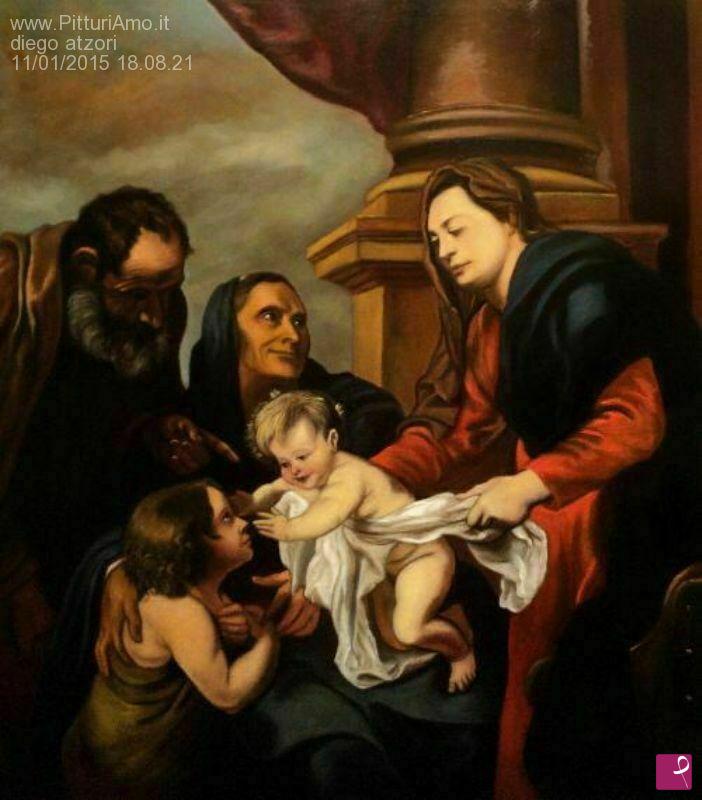 quadri in vendita online - Sacra famiglia