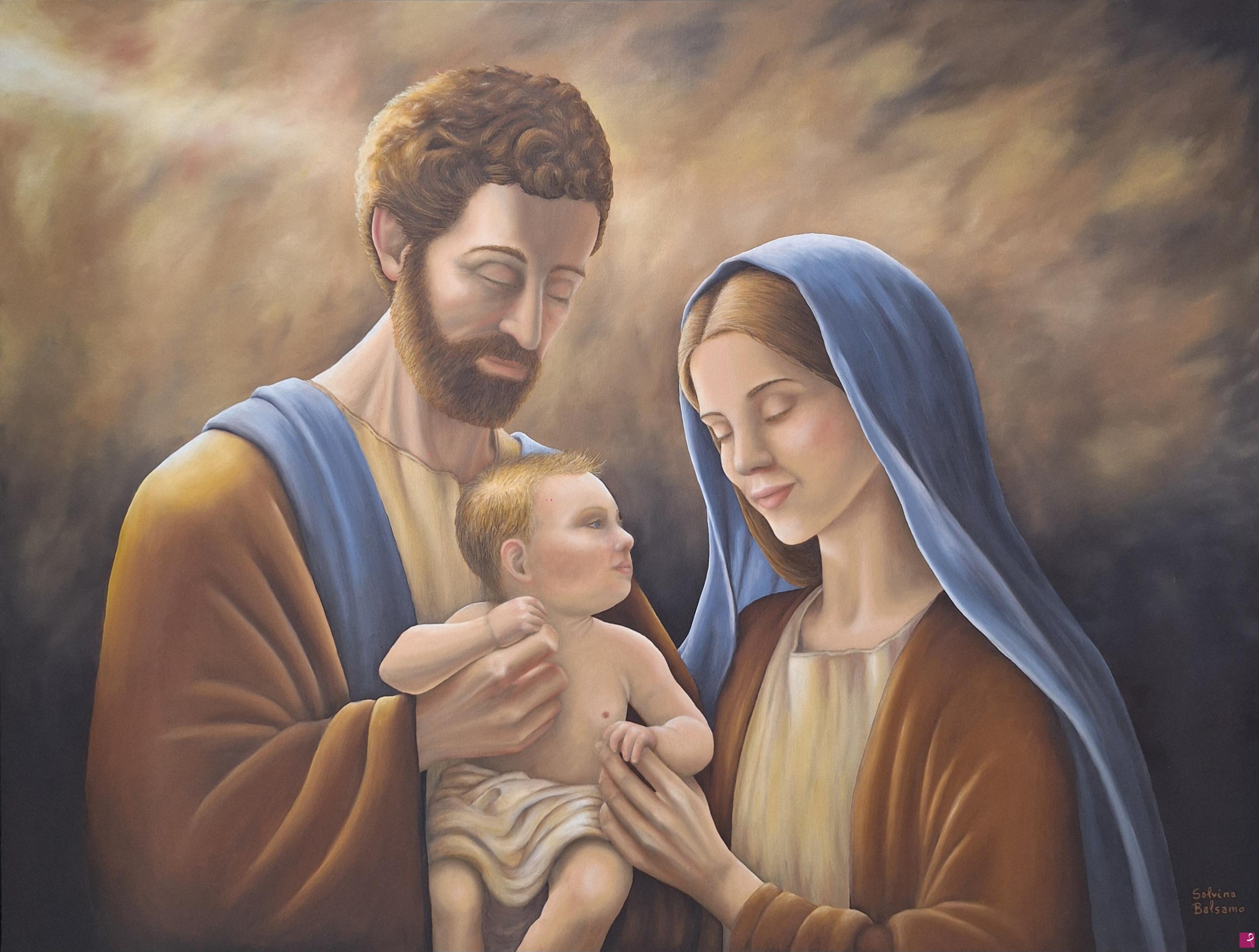 quadri in vendita online - Sacra famiglia 