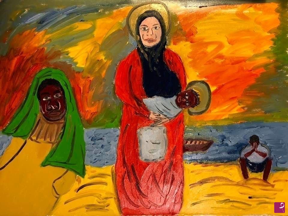 quadri in vendita online - Sacra Familia 