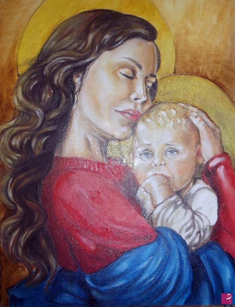 quadri in vendita online - Sacra maternità moderna