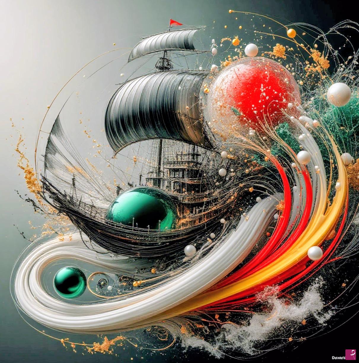 quadri in vendita online - Sailing ship