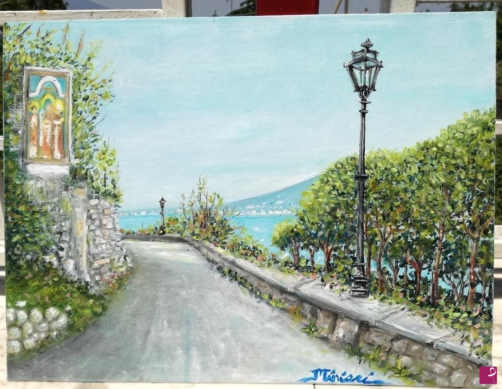 quadri in vendita online - SALITA MADONNA ALLA LIBERA CASTELLAMMARE DI STABIA