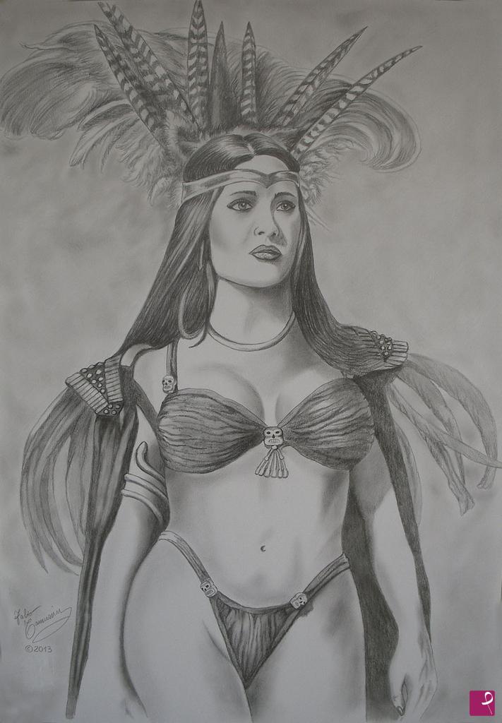 quadri in vendita online - Salma Hayek  "Satanico Pandemonio"