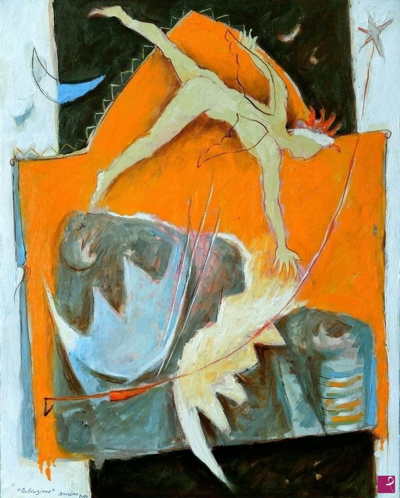 quadri in vendita online - "Salvazione" - 2020. Olio su tela, cm. 40x50