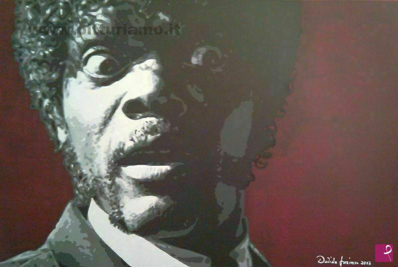 quadri in vendita online - Samuel L. Jackson as Jules Winnfield - Pulp Fiction