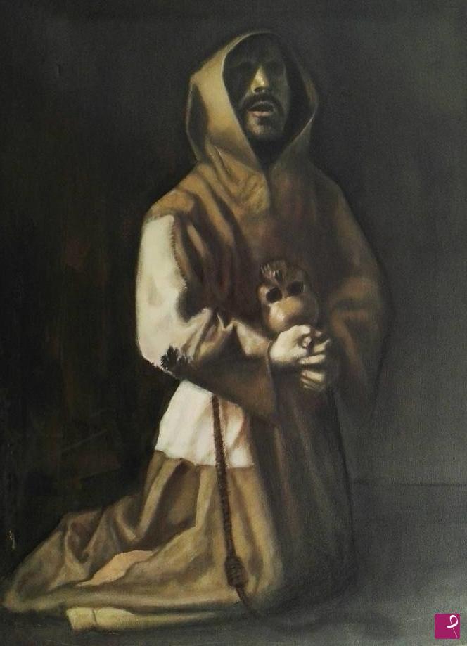 quadri in vendita online - san francesco d'assisi penitente