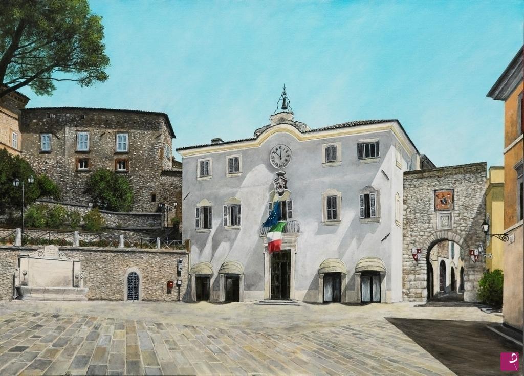 quadri in vendita online - San Gemini - Piazza San Francesco