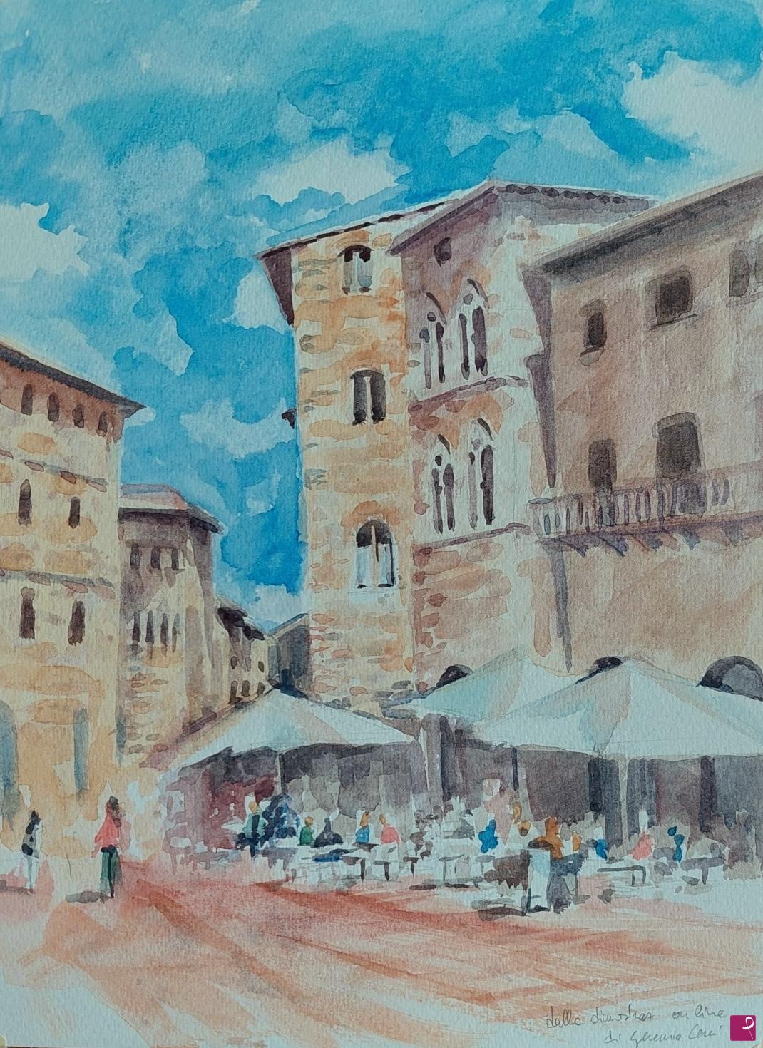 quadri in vendita online - San Gimignano
