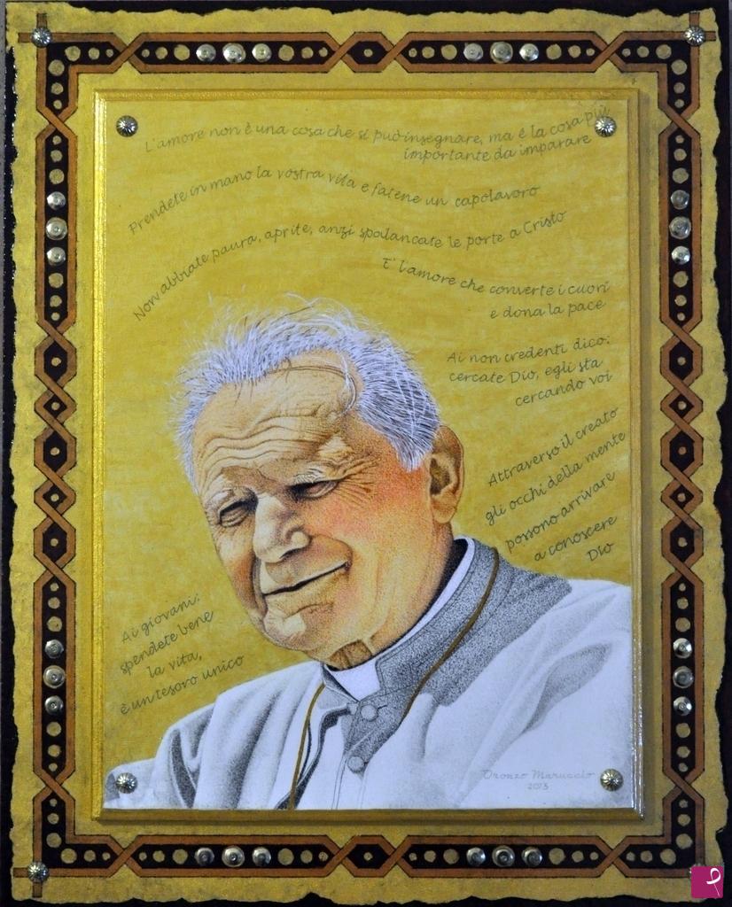quadri in vendita online - San Giovanni Paolo II