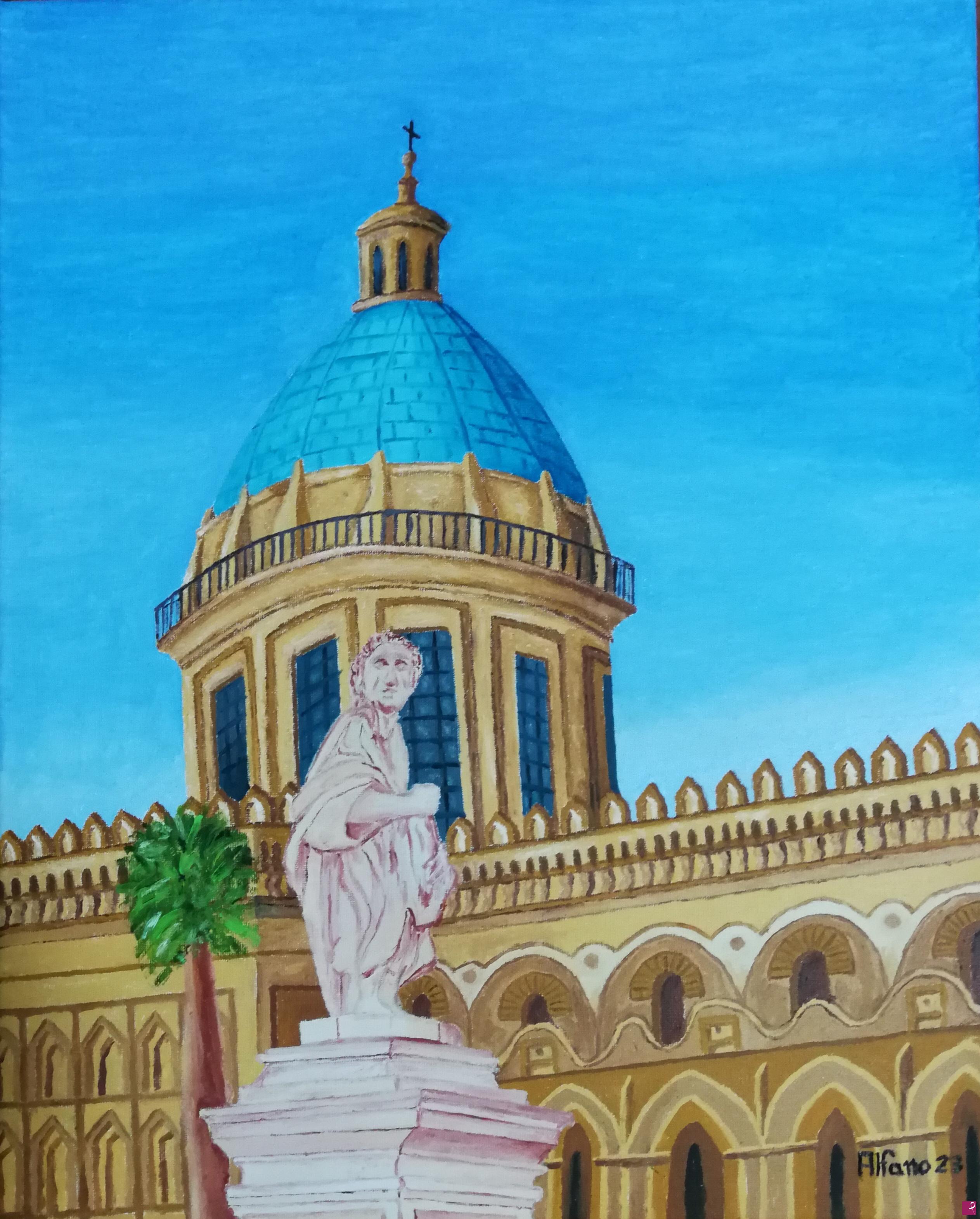 quadri in vendita online - San Golbodeo Cattedrale Palermo