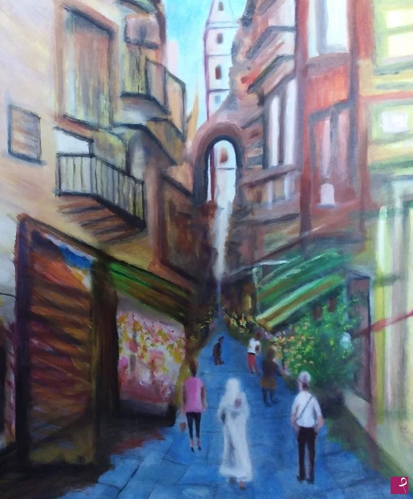 quadri in vendita online - San Gregorio Armeno  Napoli