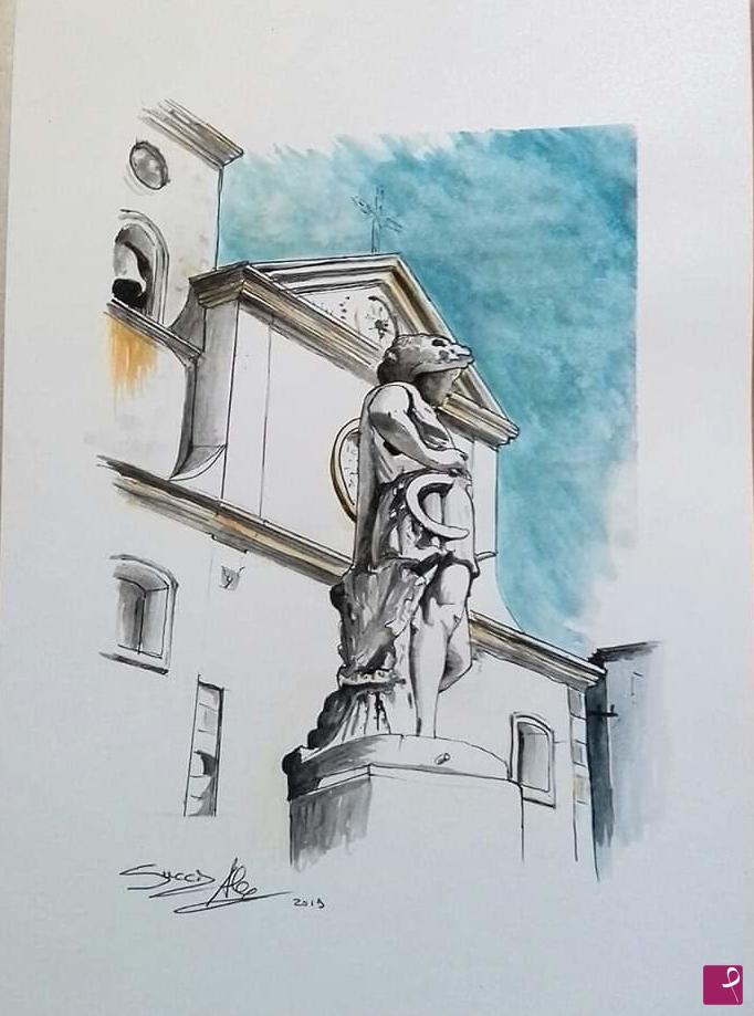 quadri in vendita online - San Michele Arcangelo, Fornelli