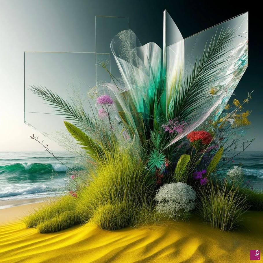 quadri in vendita online - Sandy beach