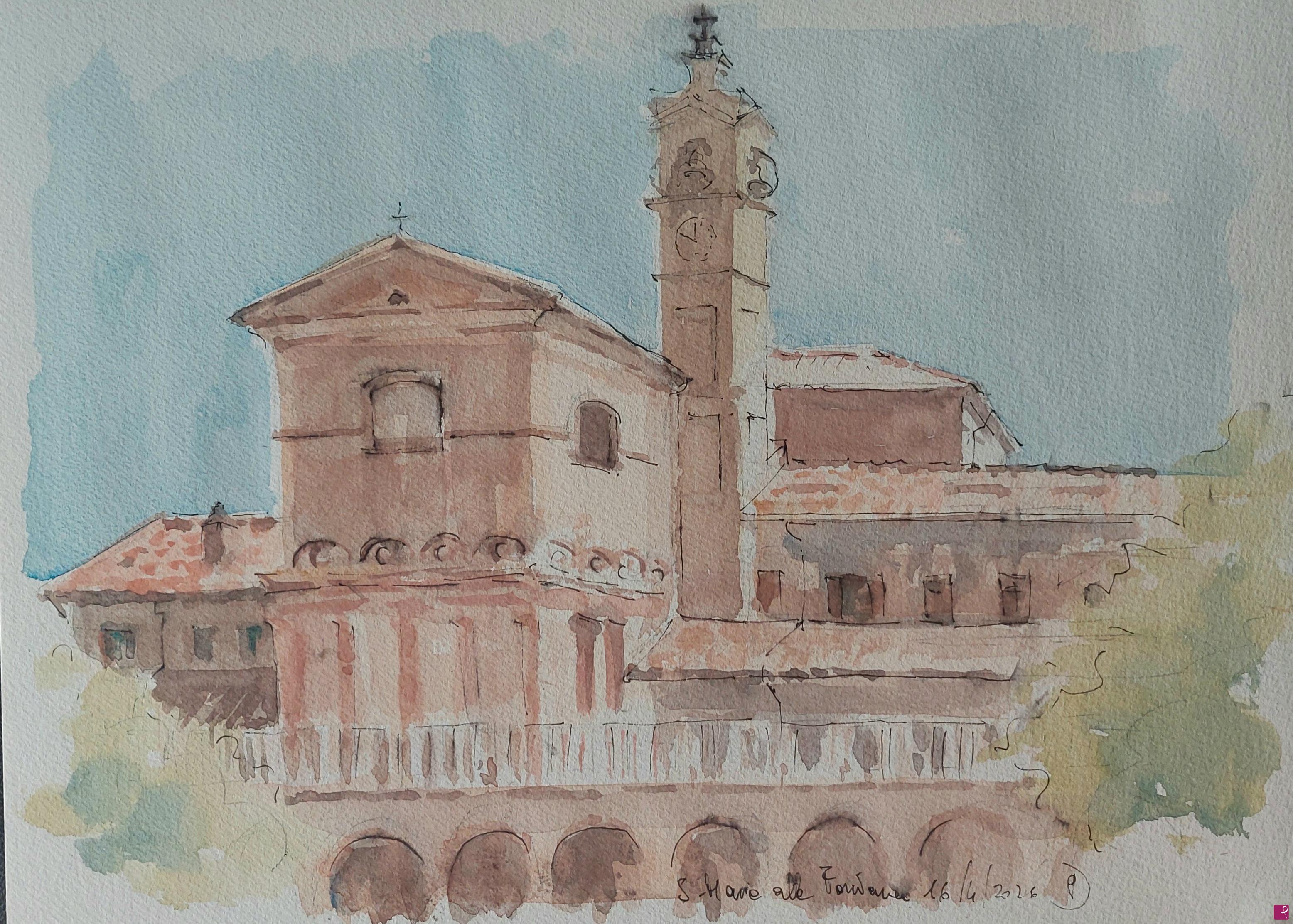 quadri in vendita online - Santa Maria alla Fontana